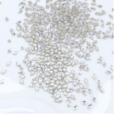 DZ 2354 5*3mm kite shape glass flatback stone for nail art (1440pcs/pack) DZ 2354 5*3mm kite shape glass flatback stone for nail art (1440pcs/pack)